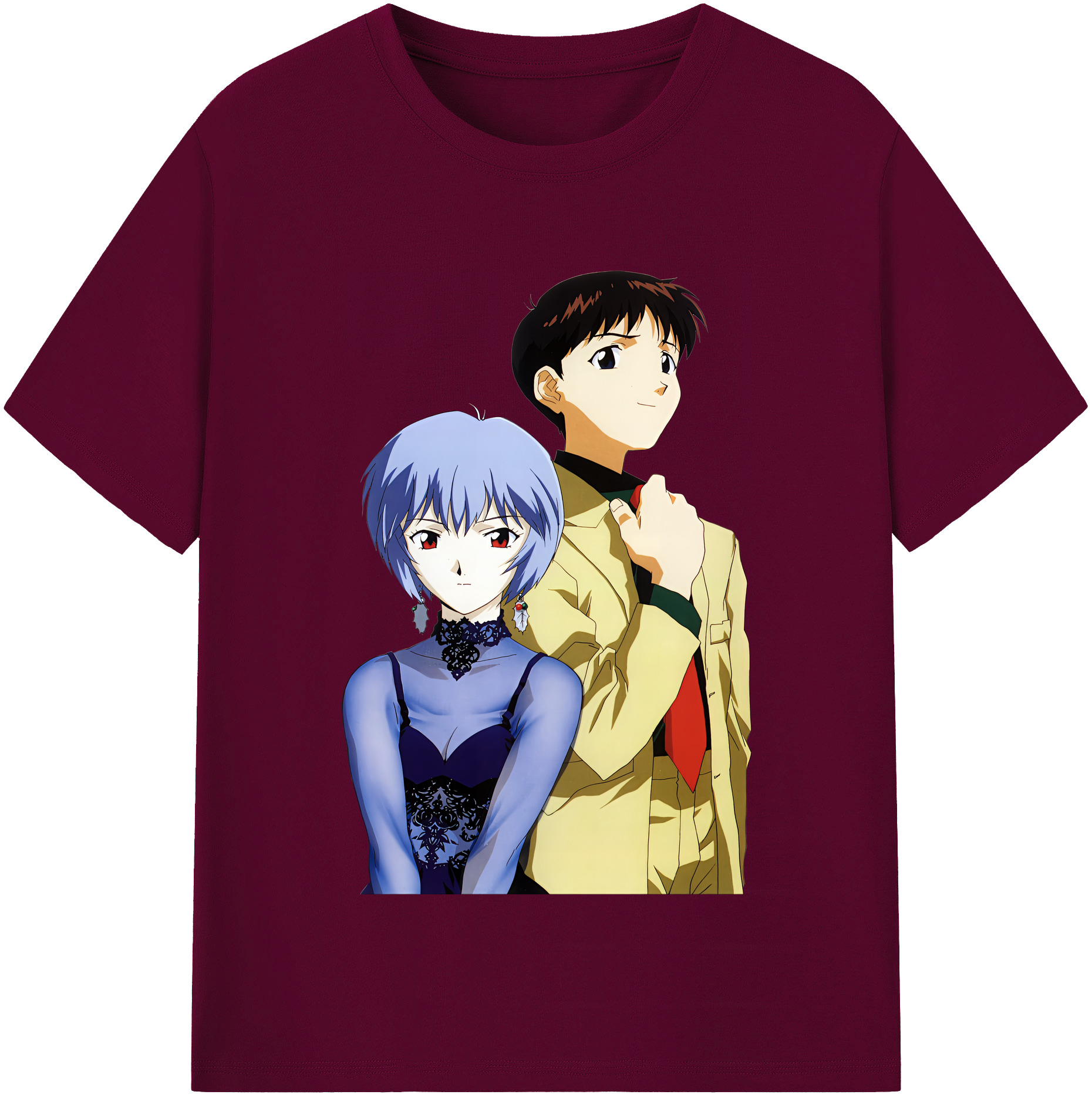 （画像用） EVA 新世紀エヴァンゲリオン レディースカジュアルプリントTシャツ（綿100％）
